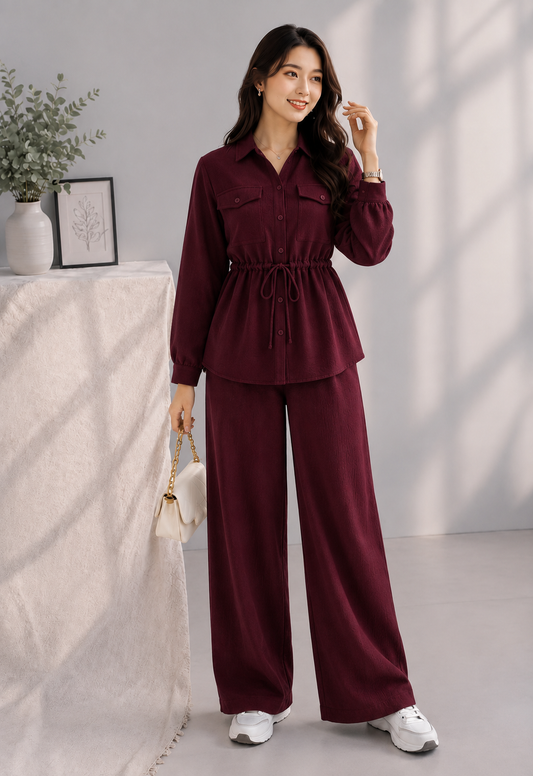 Co-rd set Maroon