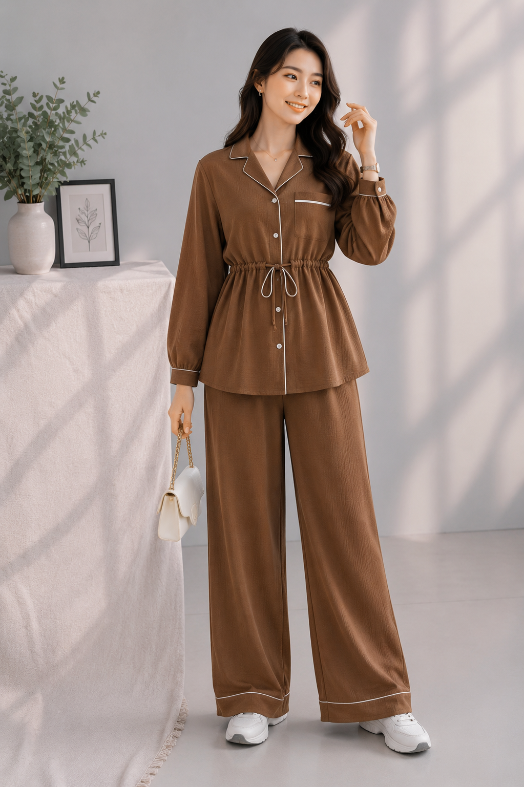 Co-rd set brown