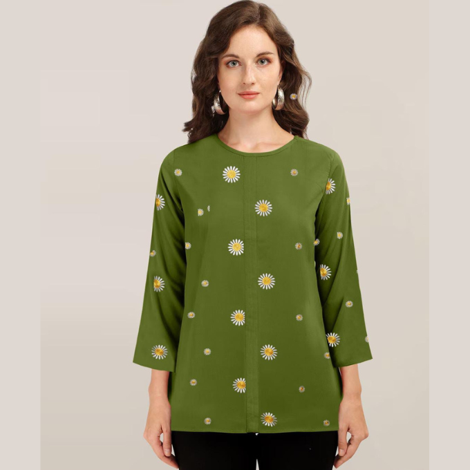 All over Embroidery top