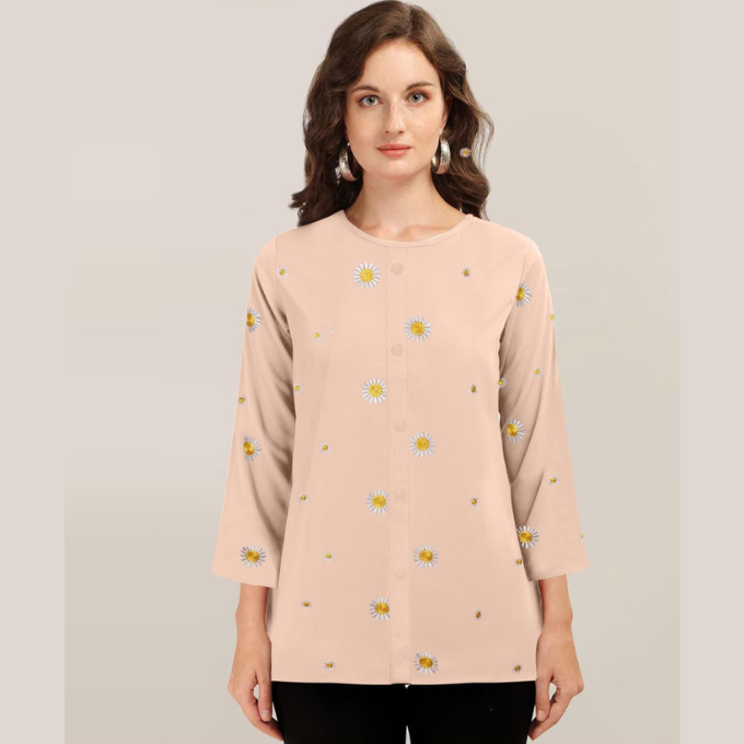 All over Embroidery top