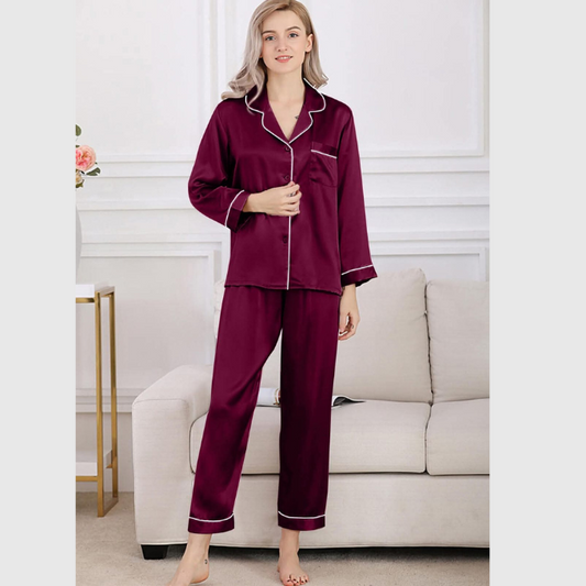 Silk night suit