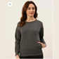 PREMIUM SWEATSHIRTS FOR WOMEN - CHARCOAL