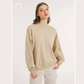 PREMIUM SWEATSHIRTS FOR WOMEN - BIEGE