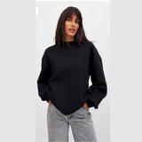 PREMIUM SWEATSHIRTS FOR WOMEN - BLACK