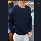 PREMIUM PLAIN SWEATSHIRTS - NAVYBLUE