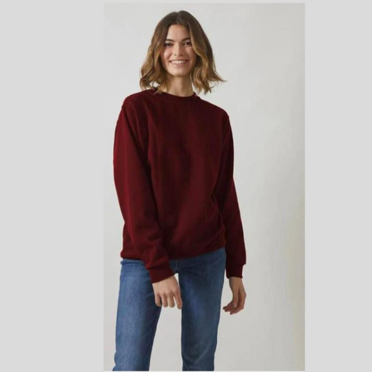 PREMIUM SWEATSHIRTS FOR WOMEN - MAROON