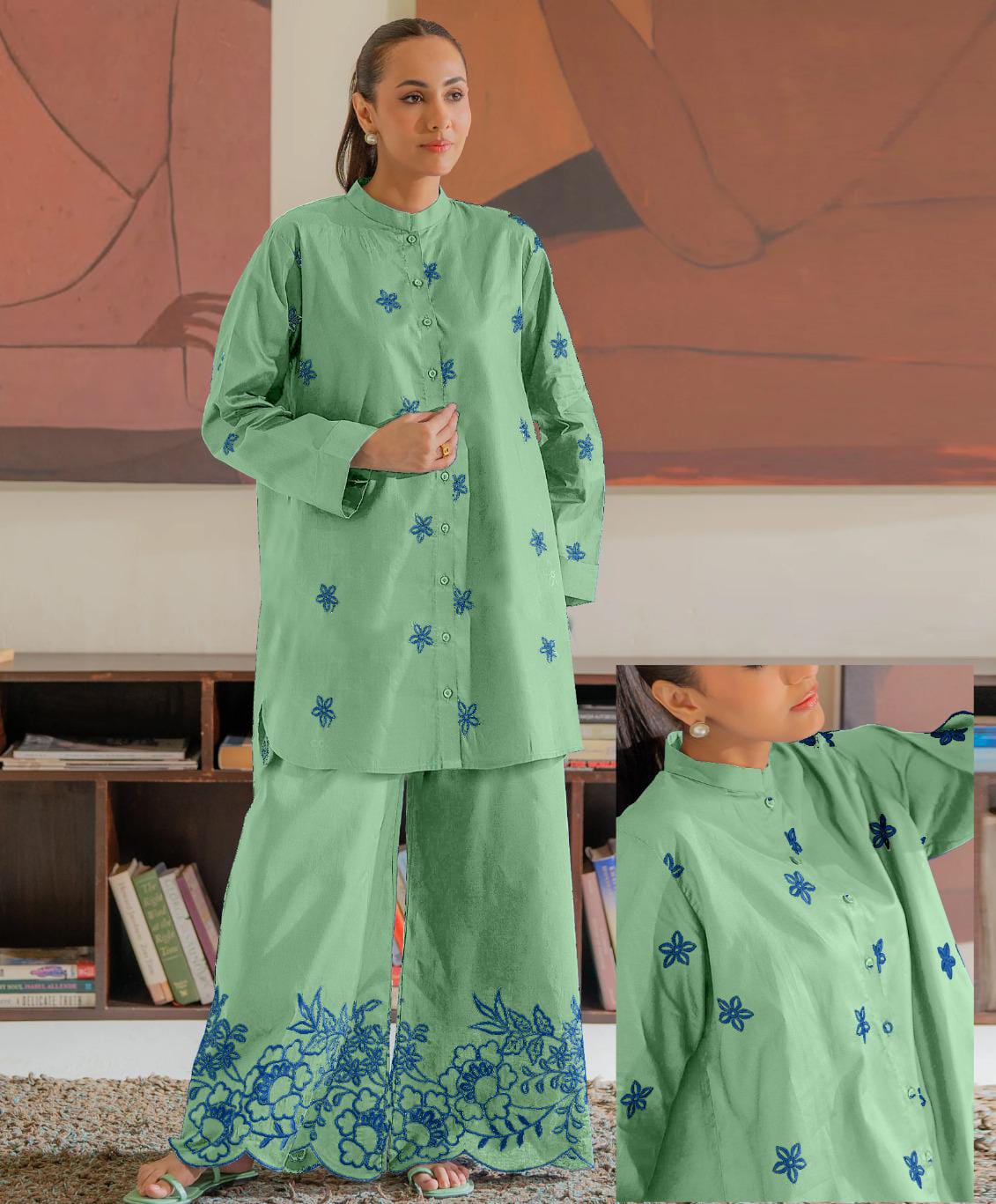 Western Embroidery 2 piece suit