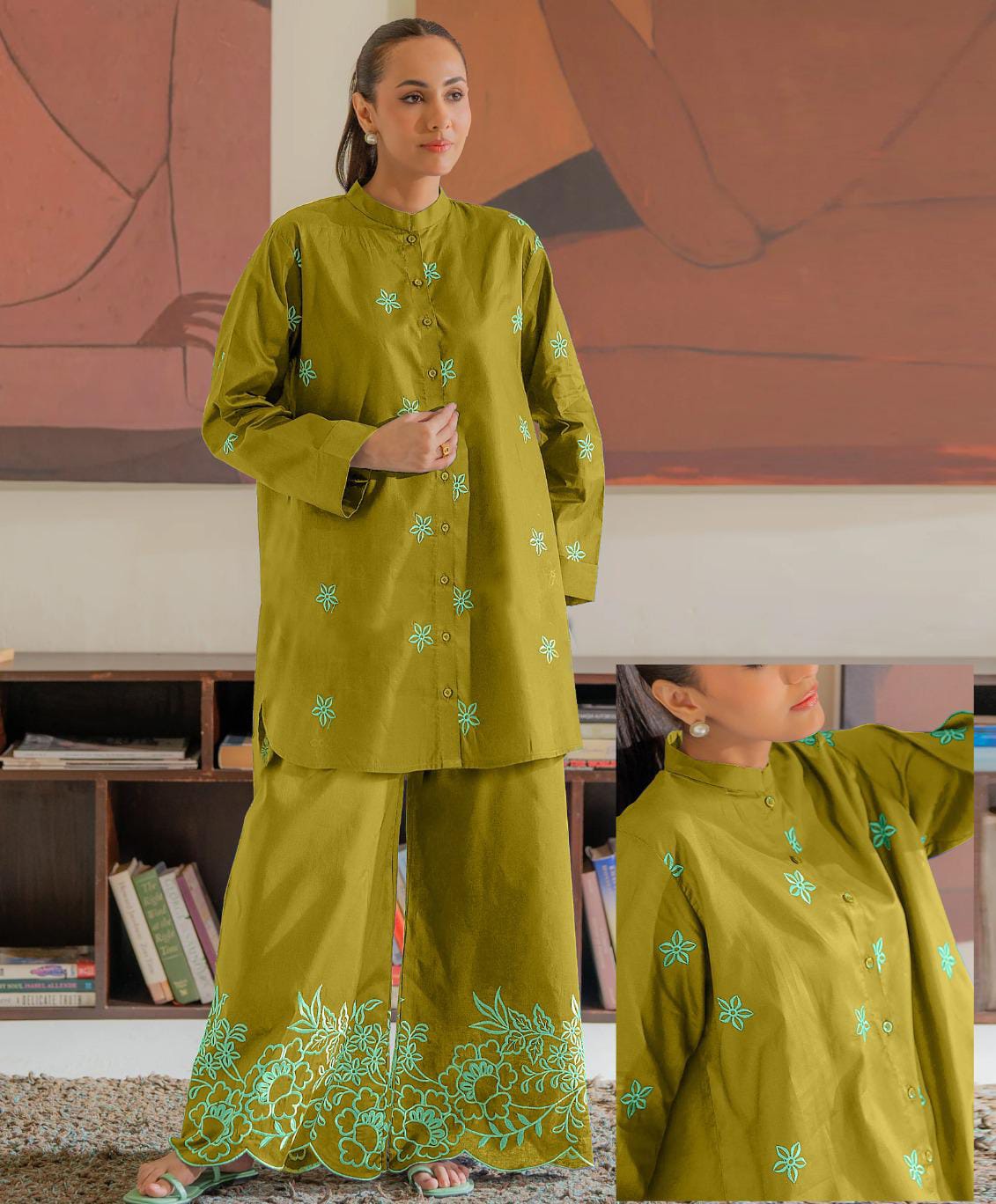 Western Embroidery 2 piece suit