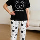 Panda print Night Suit