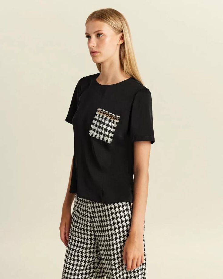 Monochrome Charm Night Suit